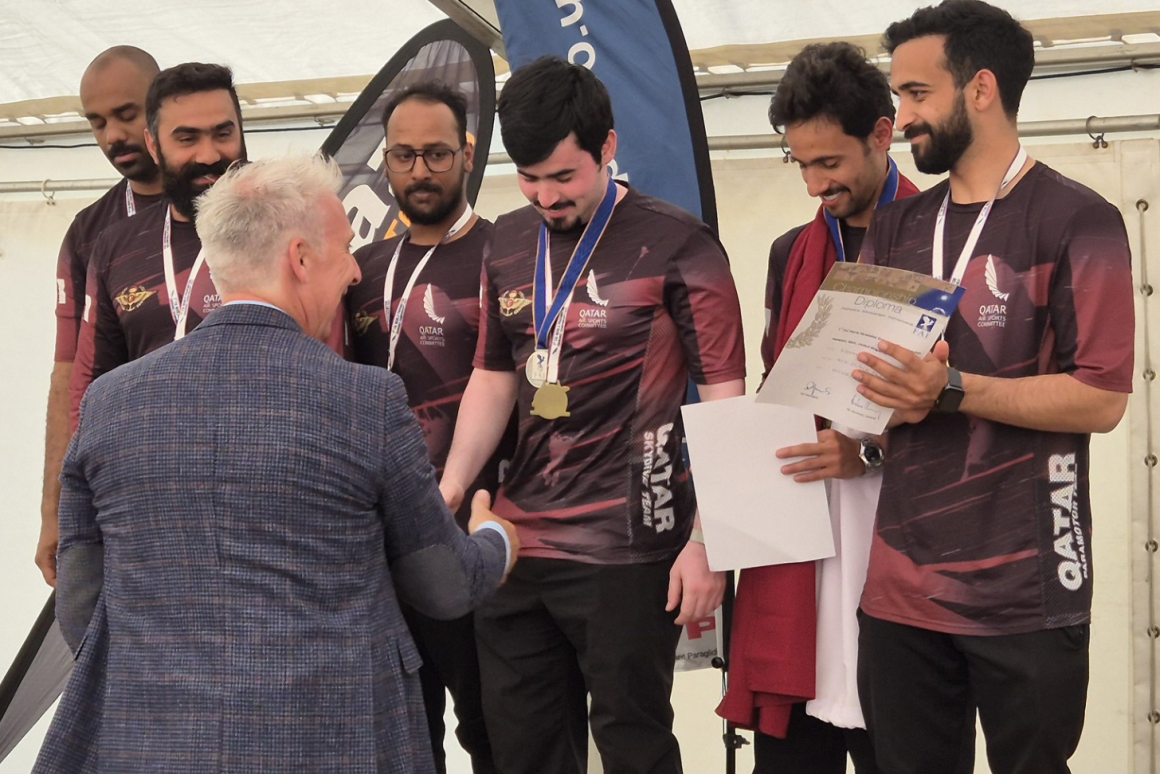 Qatar’s Paramotor team win silver in U.K. World Endurance Championship